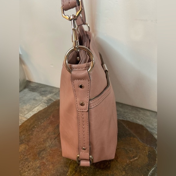Rosetti~Dark Mauve~Mid-Sized~Soft Faux Leather~Upper Zip Closure~Crossbody Bag - Picture 15 of 15